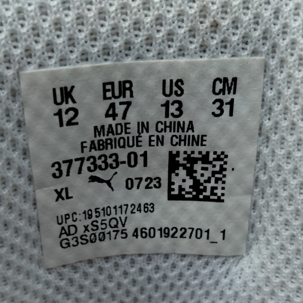 Size 13 Puma sneakers White Clean
